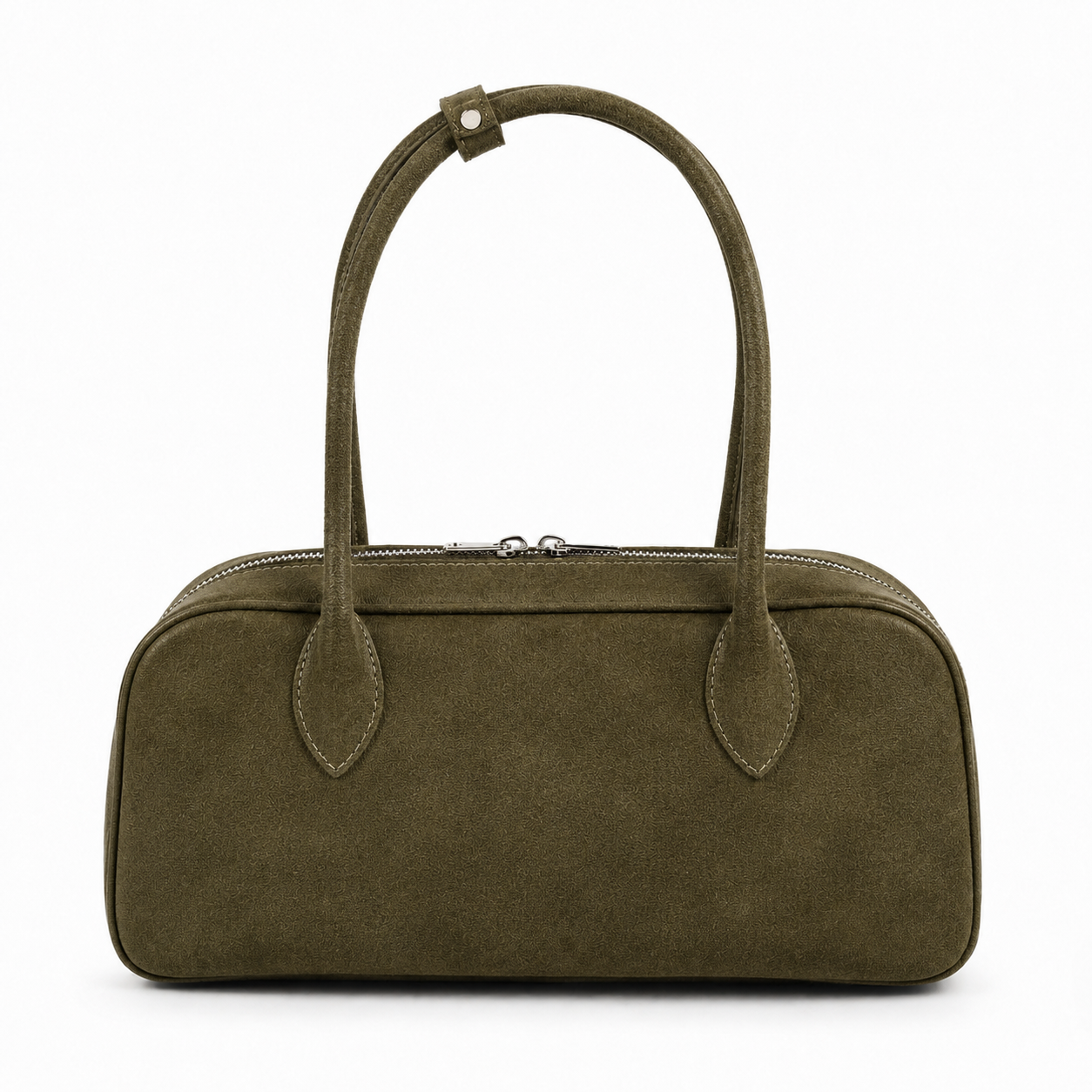 Max Echtledertasche – Olive