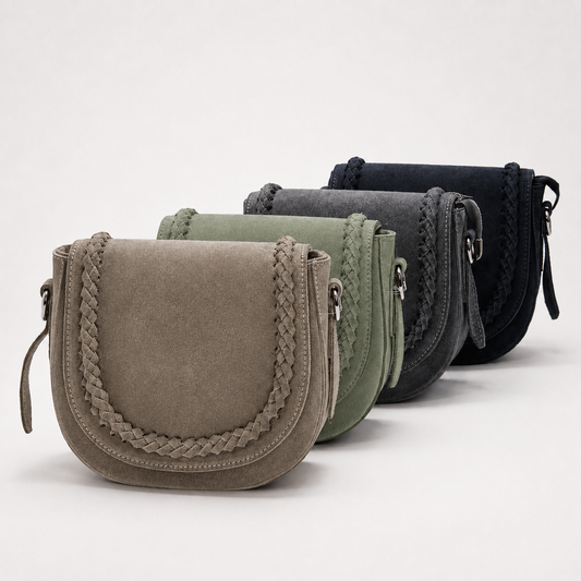 Zopf Rauledertasche – alle Farben