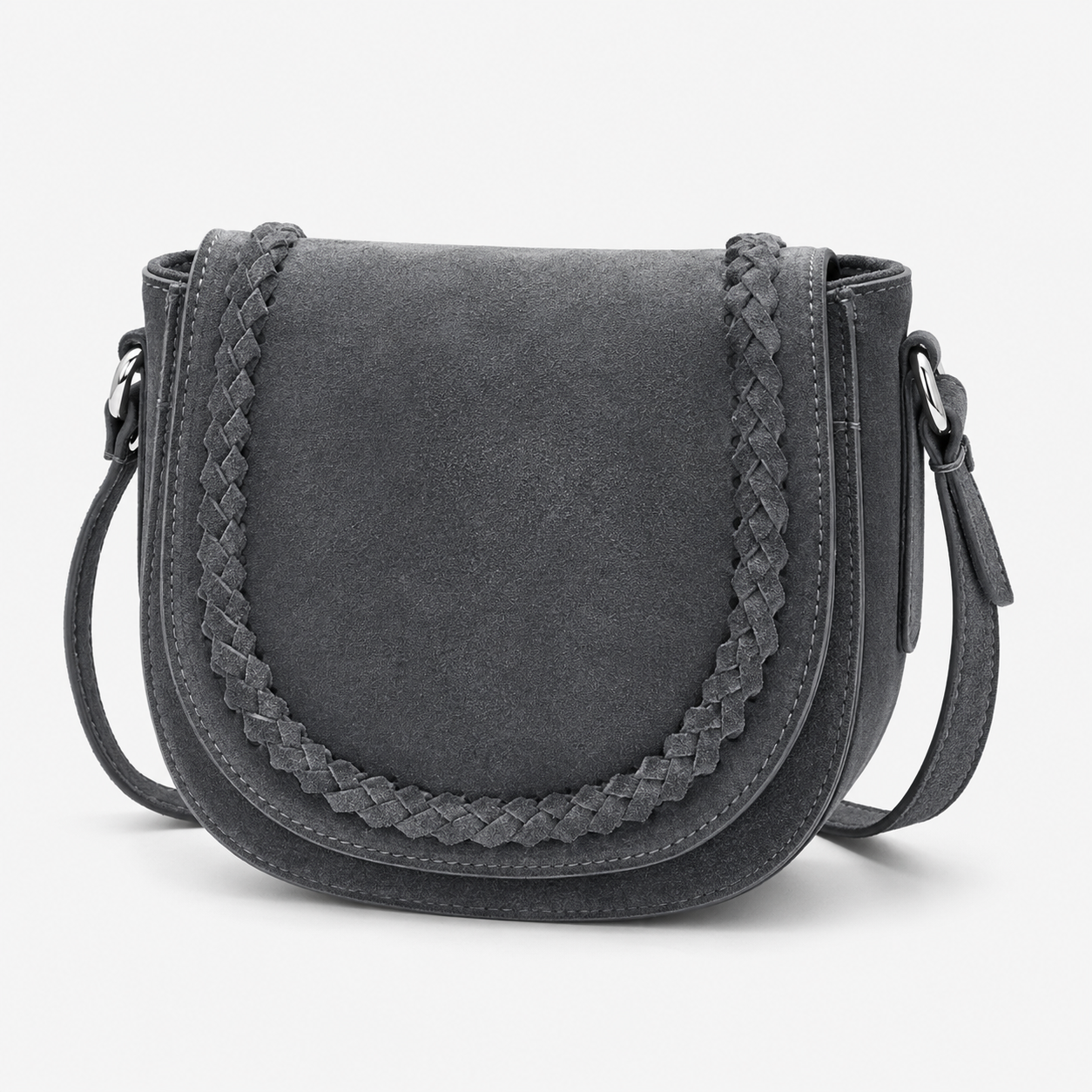 Zopf Rauledertasche – Anthrazit